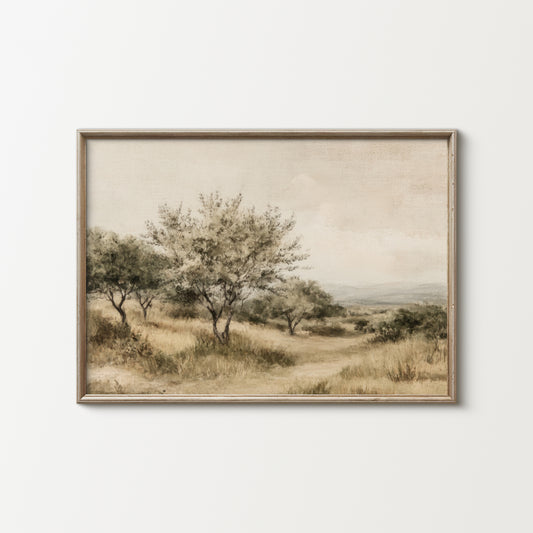 Olive Grove Landscape Print (Digital Download)