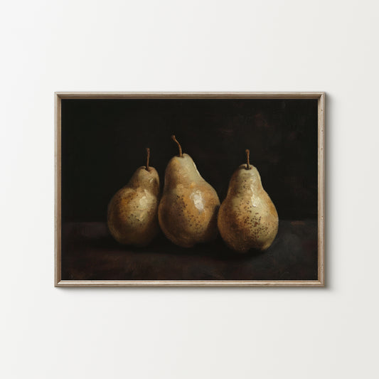 Rustic Mediterranean Pear Still Life (Digital Download)