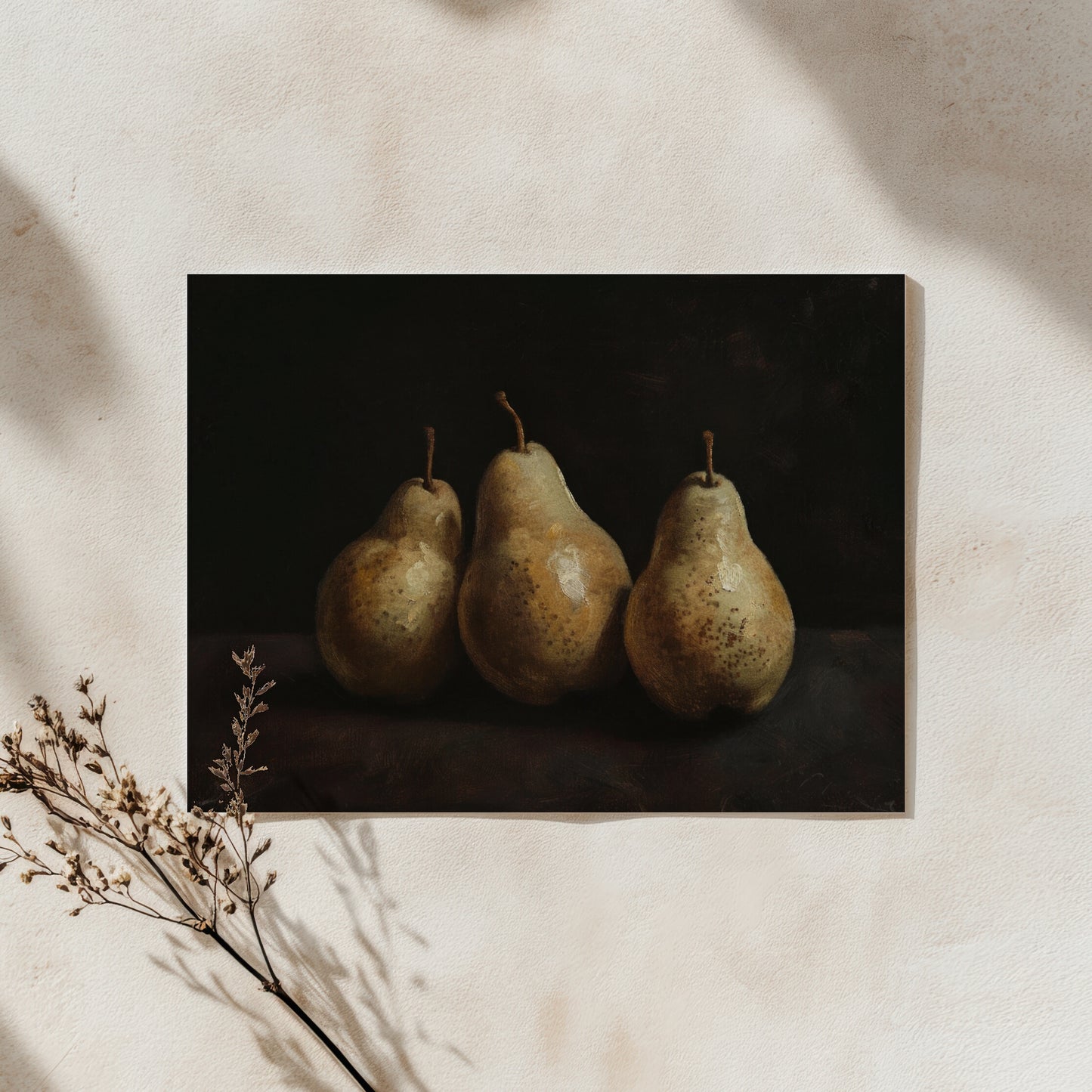 Rustic Mediterranean Pear Still Life (Digital Download)