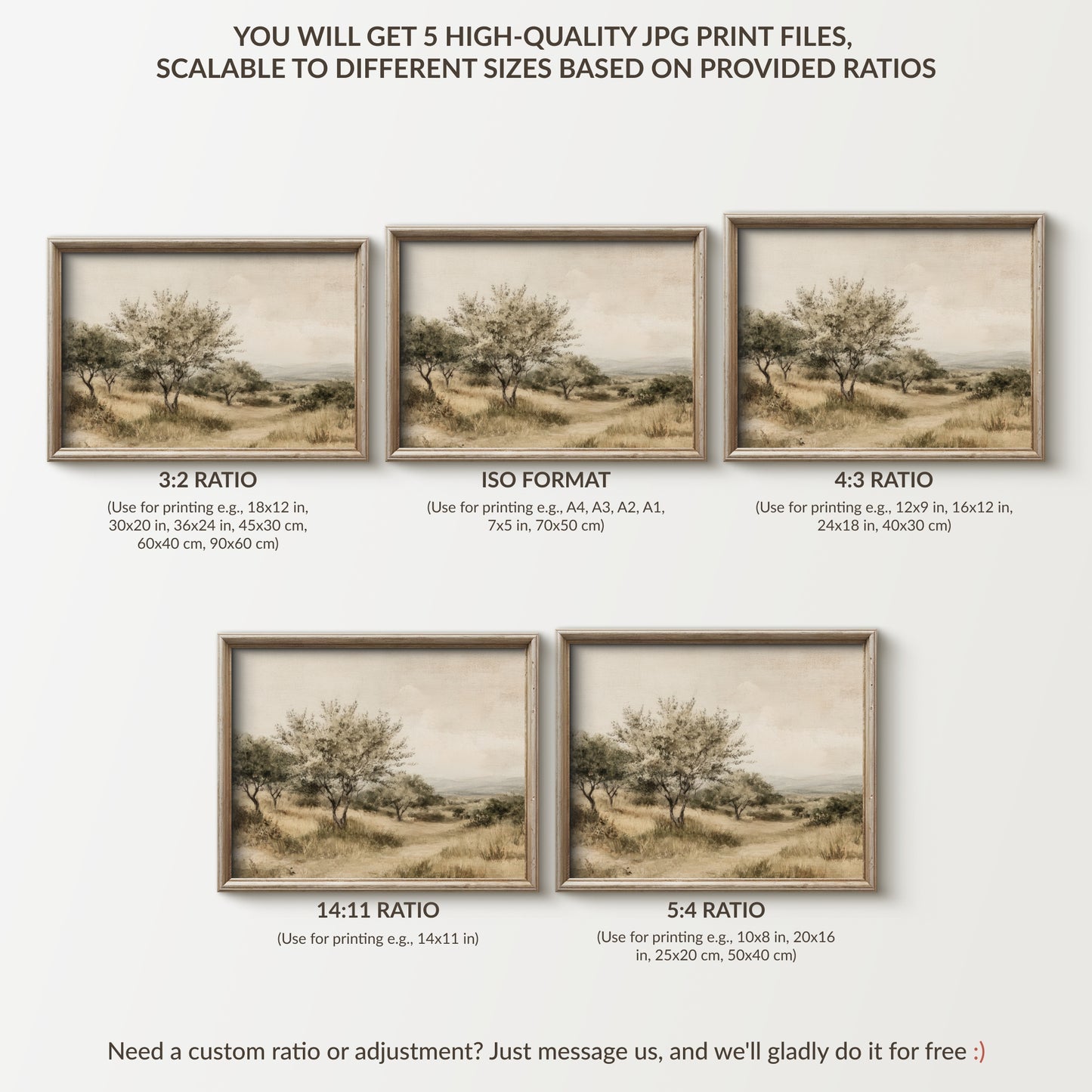 Olive Grove Landscape Print (Digital Download)