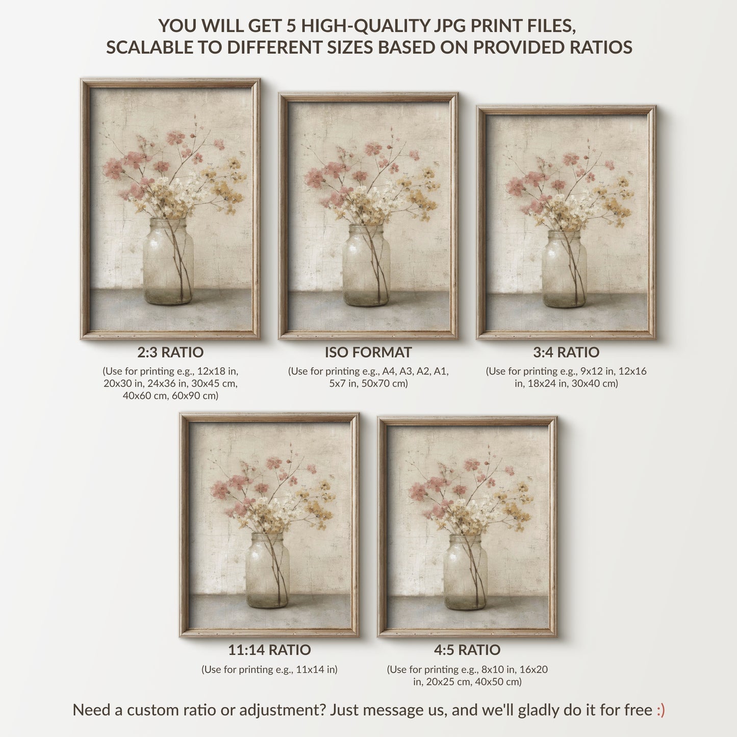 Floral Still Life Painting (Digital Download)