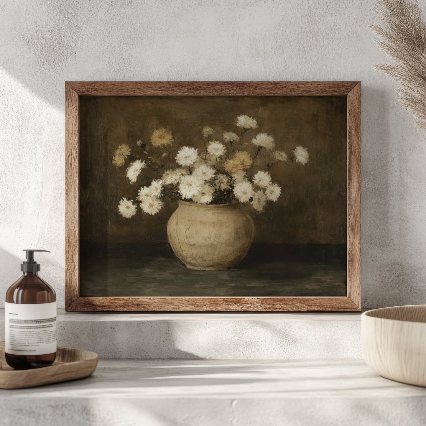 Rustic Floral Still Life Print (Digital Download)
